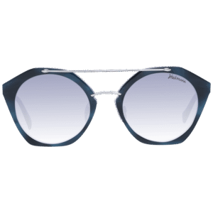 Ana Hickmann Sonnenbrille HI9087 51H01 – Frontansicht mit Metall & Kunststoff Rahmen und Blau Gläsern