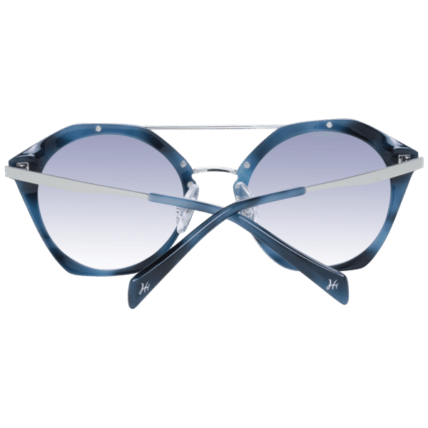 Rückansicht der Ana Hickmann Sonnenbrille HI9087 51H01 – Metall & Kunststoff Rahmen