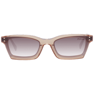 Ana Hickmann Sonnenbrille HI9099 63H01 – Frontansicht mit Kunststoff Rahmen und Braun Gläsern