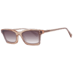 Ana Hickmann Rechteck Sonnenbrille HI9099 63H01 in Braun – 45° Seitenansicht