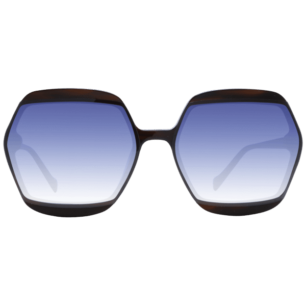 Ana Hickmann Sonnenbrille HI9134 59E01 – Frontansicht mit Azetat Rahmen und Blau Gläsern