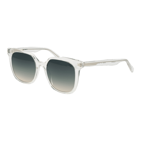 Ana Hickmann Rechteck Sonnenbrille HI9136 52T01 in Transparent – 45° Seitenansicht