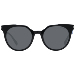 Ana Hickmann Sonnenbrille HI9137 50A01 – Frontansicht mit Azetat Rahmen und Schwarz Gläsern