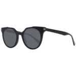 Ana Hickmann Katzenaugen Sonnenbrille HI9137 50A01 in Schwarz – 45° Seitenansicht