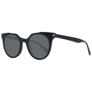 Ana Hickmann Katzenaugen Sonnenbrille HI9137 50A01 in Schwarz – 45° Seitenansicht