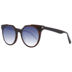 Ana Hickmann Schmetterling Sonnenbrille HI9137 50E01 in Braun – 45° Seitenansicht