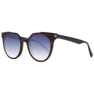 Ana Hickmann Schmetterling Sonnenbrille HI9137 50E01 in Braun – 45° Seitenansicht
