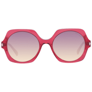 Ana Hickmann Sonnenbrille HI9143 50T01 – Frontansicht mit Azetat Rahmen und Rot Gläsern