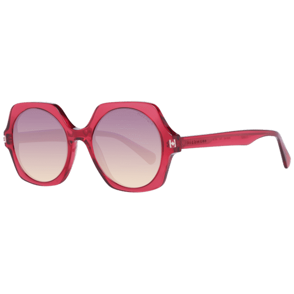 Ana Hickmann Rund Sonnenbrille HI9143 50T01 in Rot – 45° Seitenansicht
