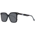 Ana Hickmann Quadrat Sonnenbrille HI9145 54A01 in Schwarz – 45° Seitenansicht