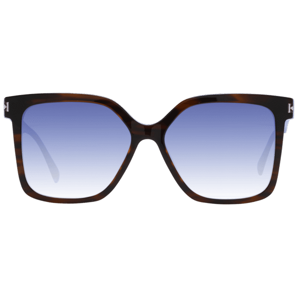 Ana Hickmann Sonnenbrille HI9145 54E01 – Frontansicht mit Azetat Rahmen und Blau Gläsern