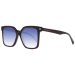 Ana Hickmann Quadrat Sonnenbrille HI9145 54E01 in Braun – 45° Seitenansicht