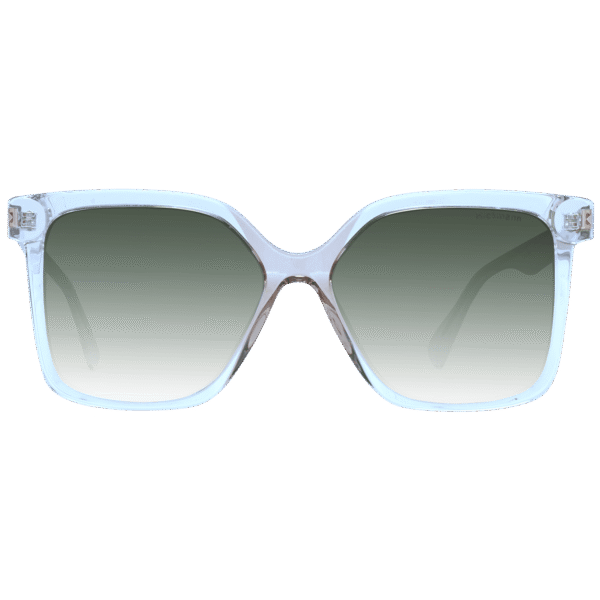 Ana Hickmann Sonnenbrille HI9145 54P03 – Frontansicht mit Azetat Rahmen und Grün Gläsern