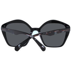 Rückansicht der Ana Hickmann Sonnenbrille HI9152 54A02 – Azetat Rahmen