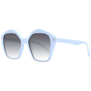 Ana Hickmann Quadrat Sonnenbrille HI9152 54D01 in Weiß – 45° Seitenansicht