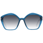 Ana Hickmann Quadrat Sonnenbrille HI9152 54T02 in Blau – 45° Seitenansicht