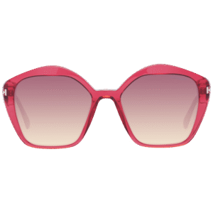 Ana Hickmann Sonnenbrille HI9152 54T03 – Frontansicht mit Azetat Rahmen und Rot Gläsern