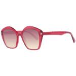 Ana Hickmann Quadrat Sonnenbrille HI9152 54T03 in Rot – 45° Seitenansicht