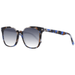 Ana Hickmann Quadrat Sonnenbrille HI9157 52G21 in Blau – 45° Seitenansicht