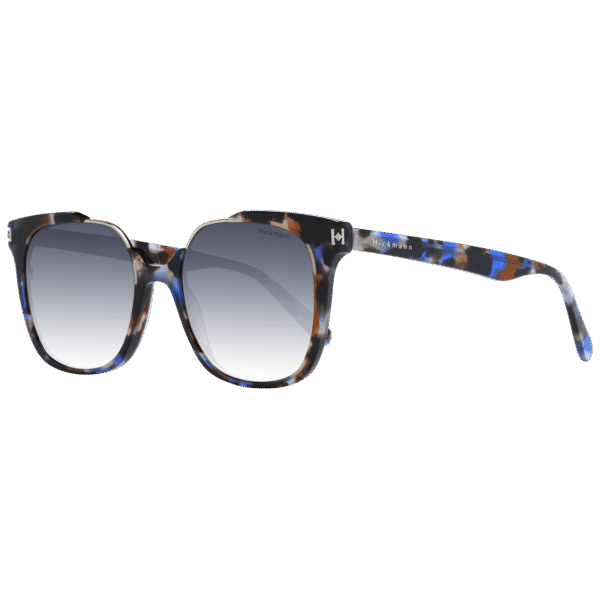 Ana Hickmann Quadrat Sonnenbrille HI9157 52G21 in Blau – 45° Seitenansicht