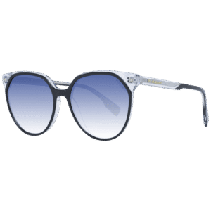 Ana Hickmann Katzenaugen Sonnenbrille HI9158 54H01 in Schwarz – 45° Seitenansicht