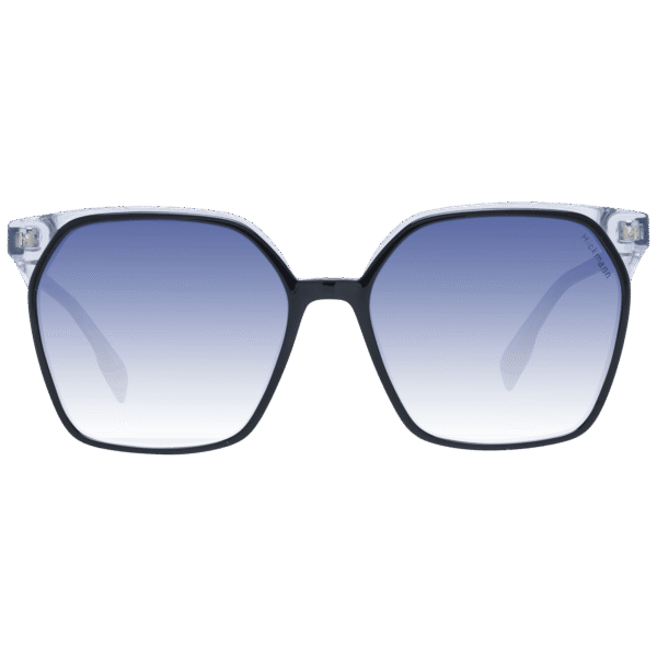 Ana Hickmann Sonnenbrille HI9159 54H01 – Frontansicht mit Azetat Rahmen und Blau Gläsern