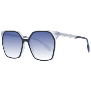 Ana Hickmann Quadrat Sonnenbrille HI9159 54H01 in Schwarz – 45° Seitenansicht