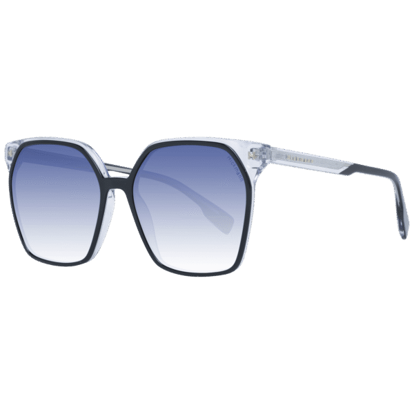 Ana Hickmann Quadrat Sonnenbrille HI9159 54H01 in Schwarz – 45° Seitenansicht
