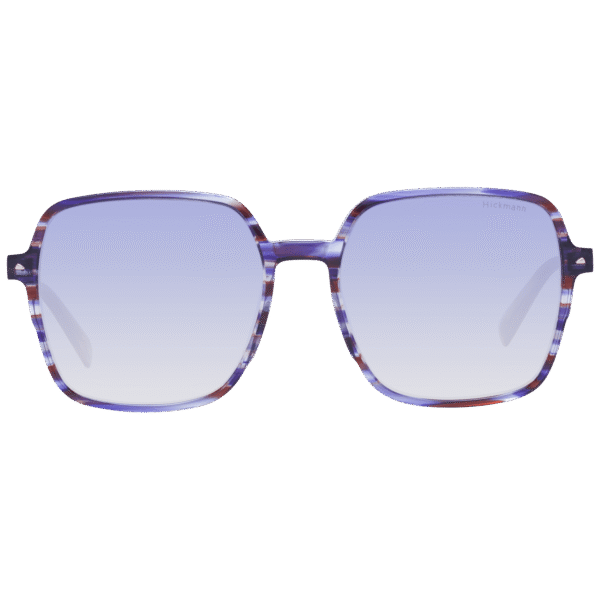 Ana Hickmann Sonnenbrille HI9161 57E02 – Frontansicht mit Azetat Rahmen und Lila Gläsern