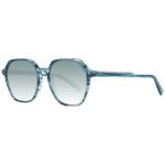 Ana Hickmann Quadrat Sonnenbrille HI9162 52E02 in Grün – 45° Seitenansicht