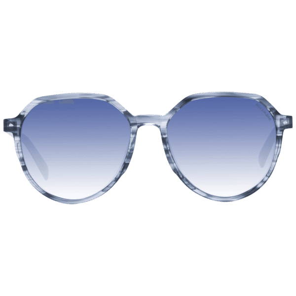 Ana Hickmann Sonnenbrille HI9163 53E01 – Frontansicht mit Azetat Rahmen und Grau Gläsern