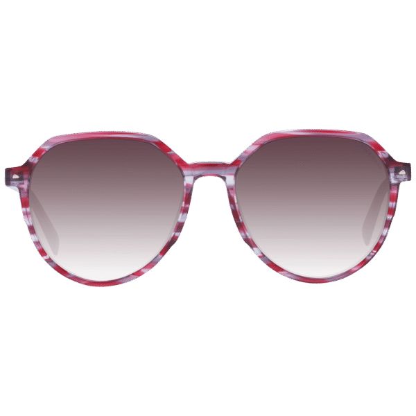 Ana Hickmann Sonnenbrille HI9163 53E02 – Frontansicht mit Azetat Rahmen und Braun Gläsern