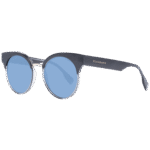 Ana Hickmann Rund Sonnenbrille HI9164 51H01 in Schwarz – 45° Seitenansicht