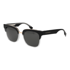 Ana Hickmann Rechteck Sonnenbrille HI9165 53H01 in Schwarz – 45° Seitenansicht