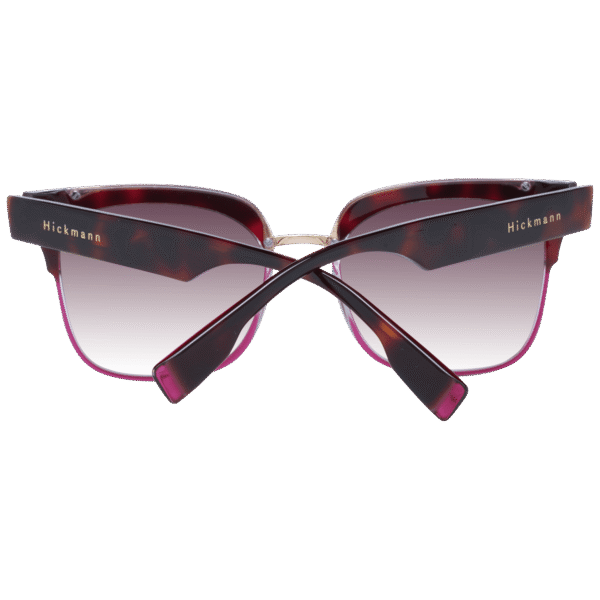 Rückansicht der Ana Hickmann Sonnenbrille HI9165 53H02 – Azetat Rahmen