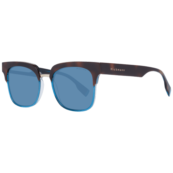 Ana Hickmann Katzenaugen Sonnenbrille HI9165 53H03 in Blau – 45° Seitenansicht