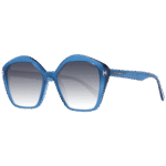 Ana Hickmann Quadrat Sonnenbrille HI9166 52T01 in Blau – 45° Seitenansicht