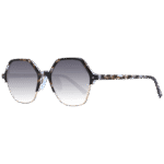 Ana Hickmann Geometric Sonnenbrille HI9167 54G21 in Braun – 45° Seitenansicht