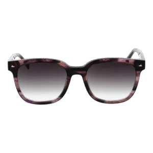 Ana Hickmann Sonnenbrille HI9169 52E01 – Frontansicht mit Azetat Rahmen und Grau Gläsern