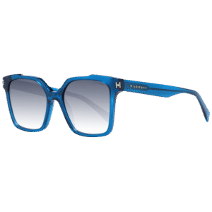 Ana Hickmann Quadrat Sonnenbrille HI9170 52T01 in Blau – 45° Seitenansicht
