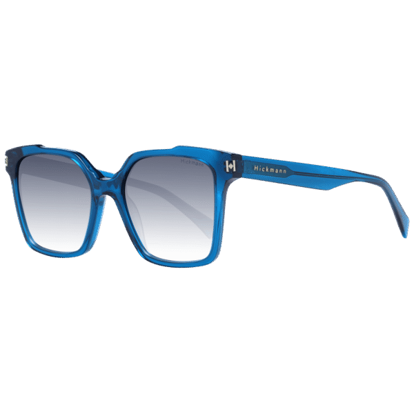 Ana Hickmann Quadrat Sonnenbrille HI9170 52T01 in Blau – 45° Seitenansicht