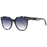 Ana Hickmann Schmetterling Sonnenbrille HI9171 55G21 in Schwarz – 45° Seitenansicht