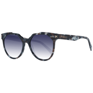 Ana Hickmann Schmetterling Sonnenbrille HI9171 55G21 in Schwarz – 45° Seitenansicht