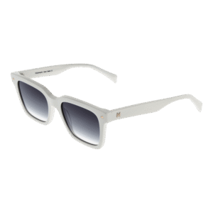 Ana Hickmann Quadrat Sonnenbrille HI9172 52D01 in Weiß – 45° Seitenansicht
