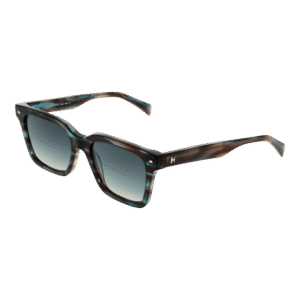 Ana Hickmann Quadrat Sonnenbrille HI9172 52E01 in Braun – 45° Seitenansicht