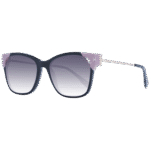 Ana Hickmann Katzenaugen Sonnenbrille HI9173 54P01 in Schwarz – 45° Seitenansicht