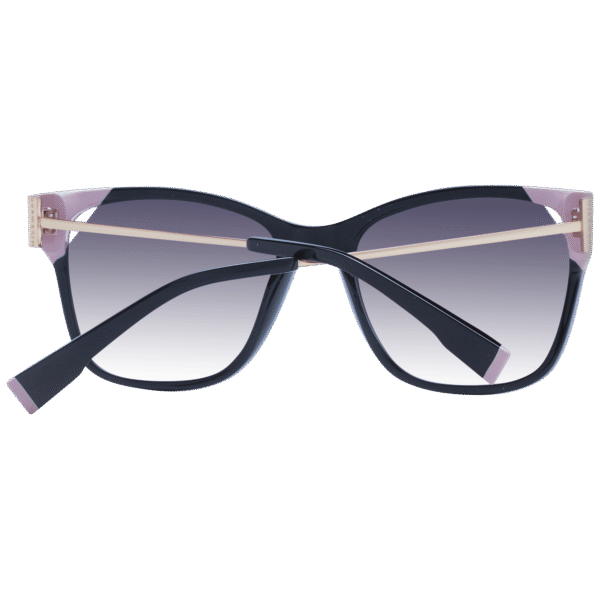 Rückansicht der Ana Hickmann Sonnenbrille HI9173 54P01 – Azetat Rahmen