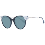 Ana Hickmann Schmetterling Sonnenbrille HI9174 54H01 in Schwarz – 45° Seitenansicht