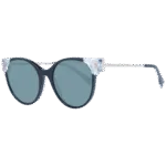 Ana Hickmann Schmetterling Sonnenbrille HI9174 54H01 in Schwarz – 45° Seitenansicht