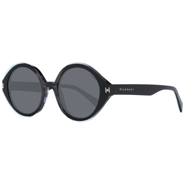 Ana Hickmann Oval Sonnenbrille HI9175 51P01 in Grau – 45° Seitenansicht